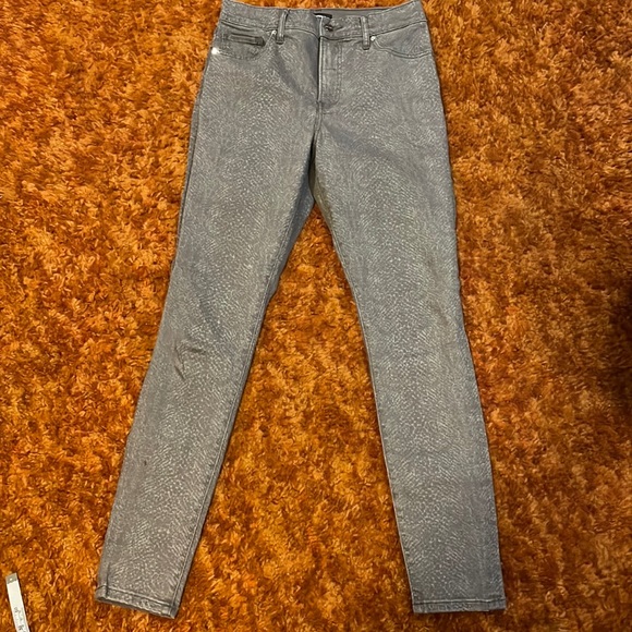 Express Denim - NWOT gray Express high rise jeans